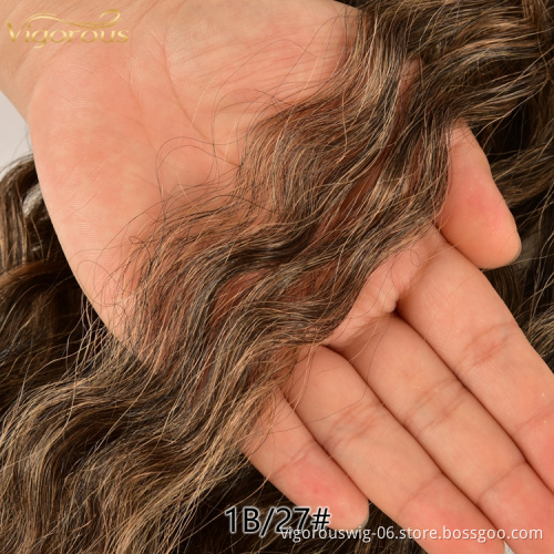 Crochet 20inch mermaid Locs in synthetic hair extension ombre Faux Locs Pre-looped Braiding hair for afro women